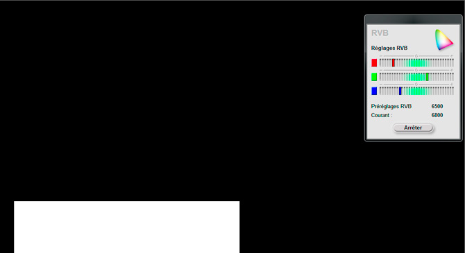 Calibration d'&eacute;cran avec le logiciel EYE ONE MATCH : r&eacute;glage du point blanc