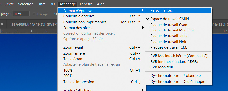 Comment utiliser le mode épreuvage dans photoshop