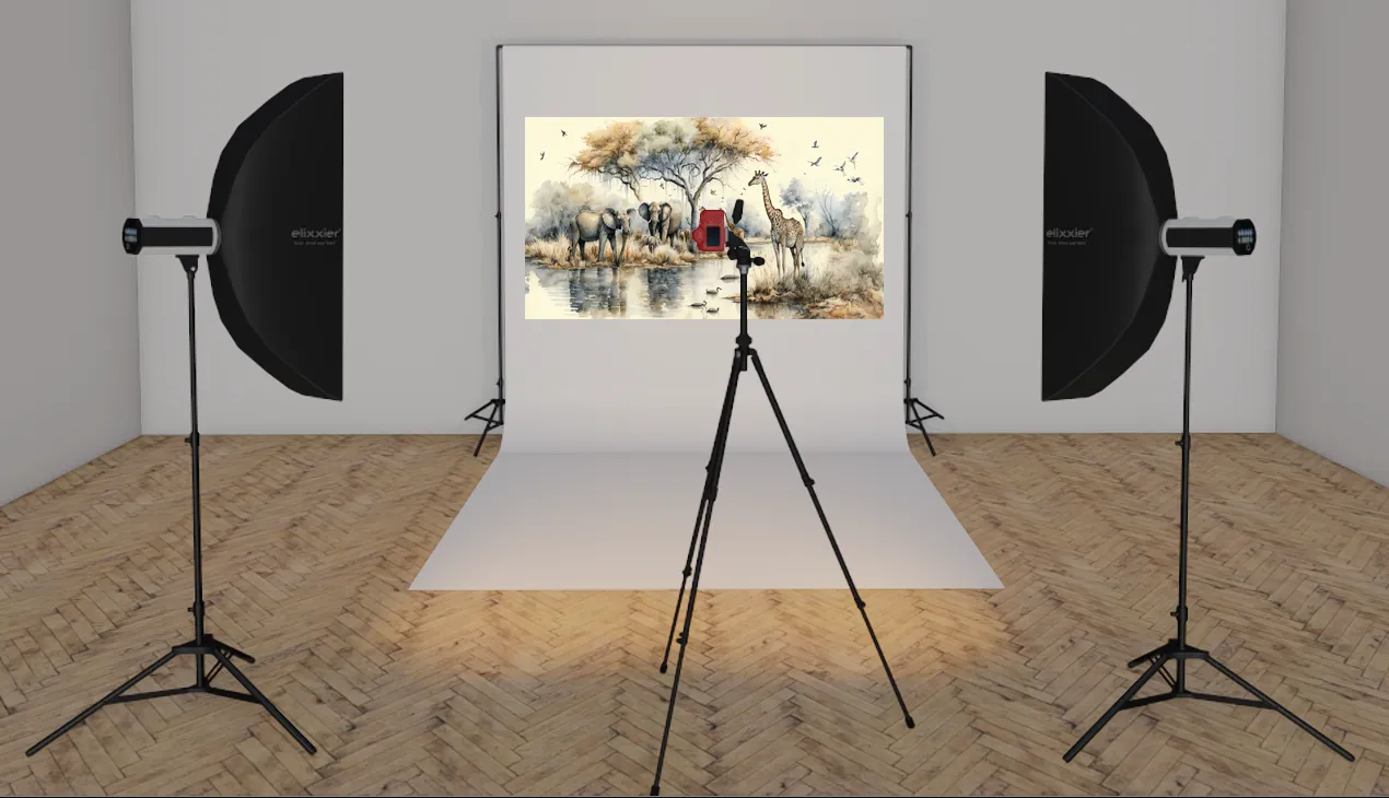 Setup photo pour numériser vos illustrations