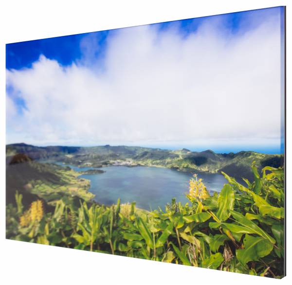Tirage sous Plexiglas (Plexi-collage)