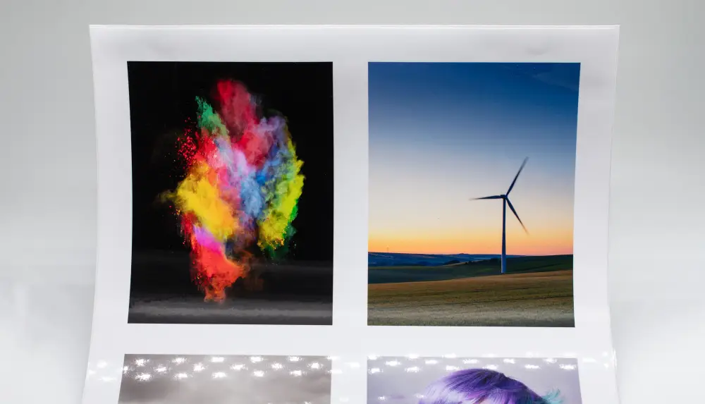 Vinyl laminé brillant