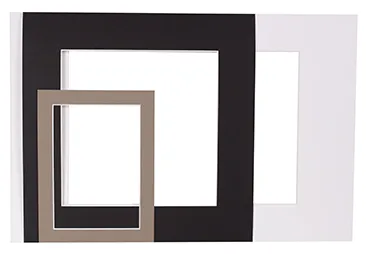 Tirage sous passe-partout