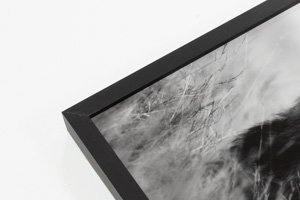 Cadre alu standard C2 noir brossé