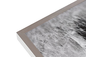 Cadre alu standard C2 argent poli