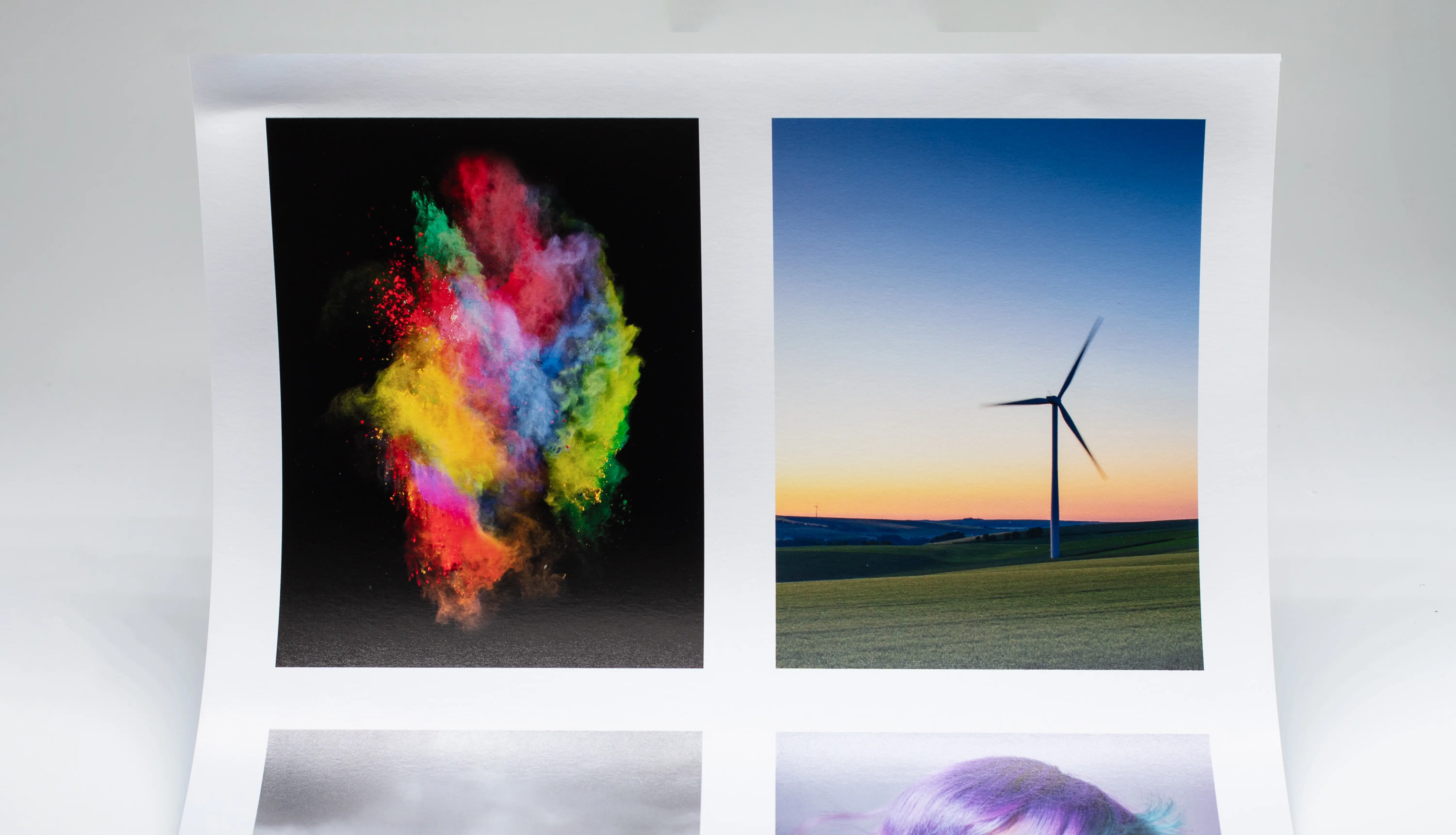 Papier dos bleu 130g